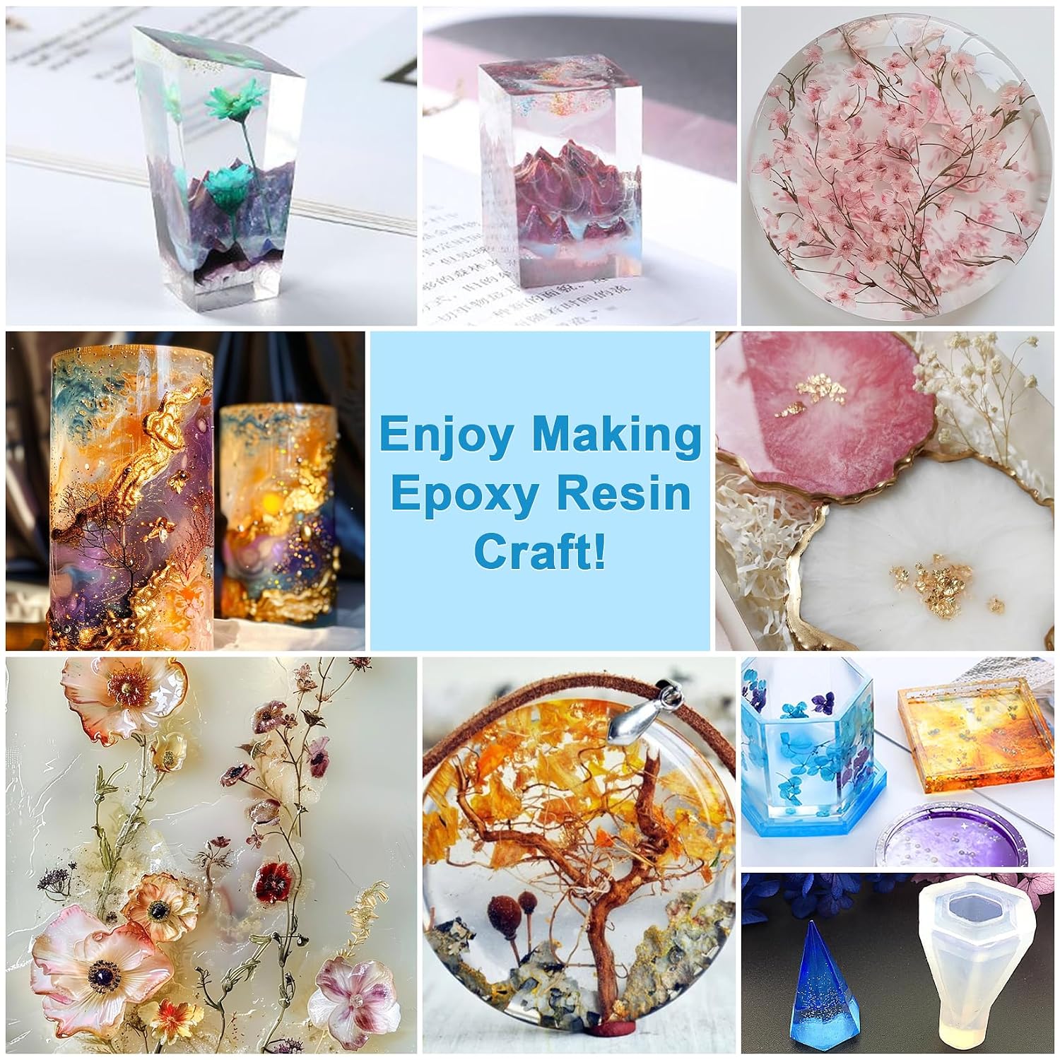 Thumbnail 5 de Epoxy Resin Crystal Clear Coating Kit 1135g 1:1