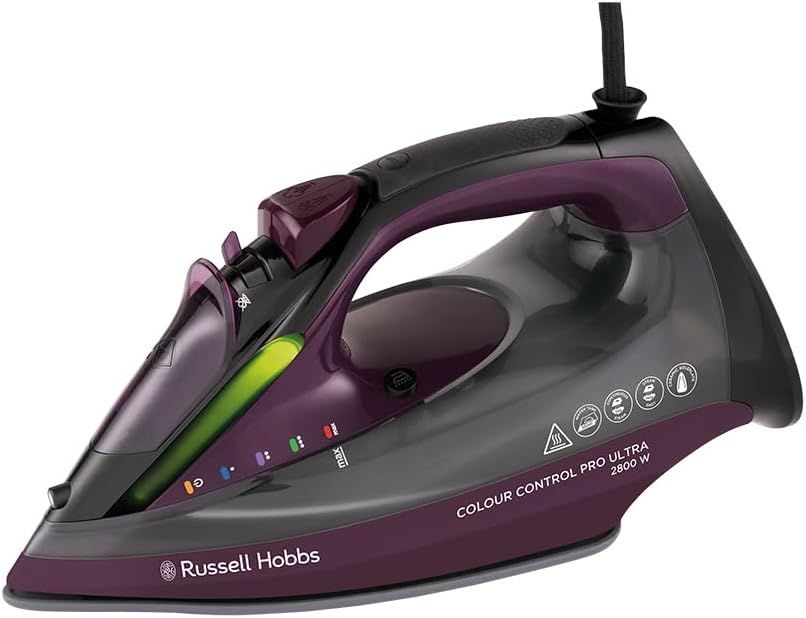 Thumbnail 3 de Russell Hobbs Ferro da Stiro Colour Control Pro Ultra 27281-56: potenza, ceramica antiaderente e controllo colore