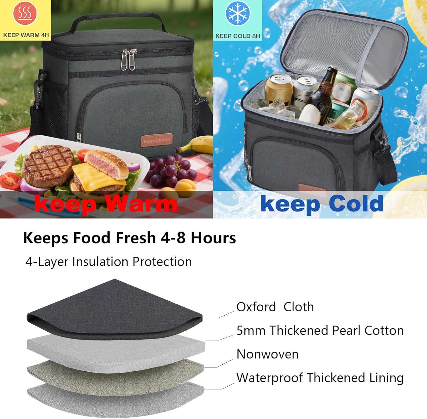 Detalle 2 de ExtraCharm Insulated Lunch Bag ⚡