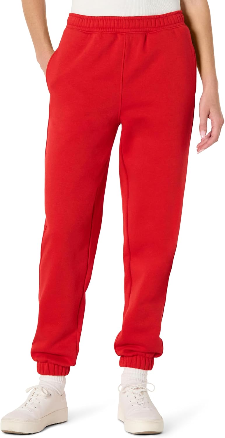 Detalle de Amazon Essentials x Sofia Grainge Women's High-Waisted Relaxed-Fit Joggers