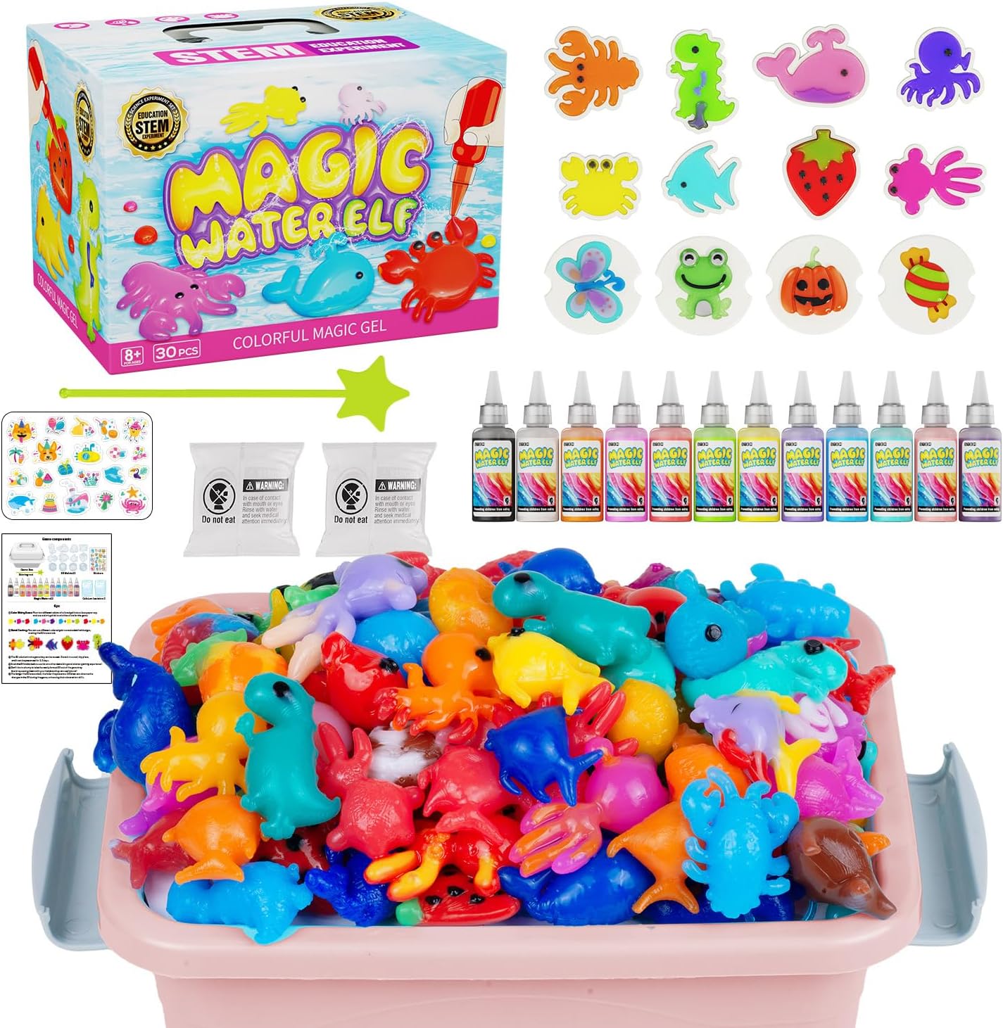 Detalle de Magic Water Toy Elf Kit 12-color water gel toys