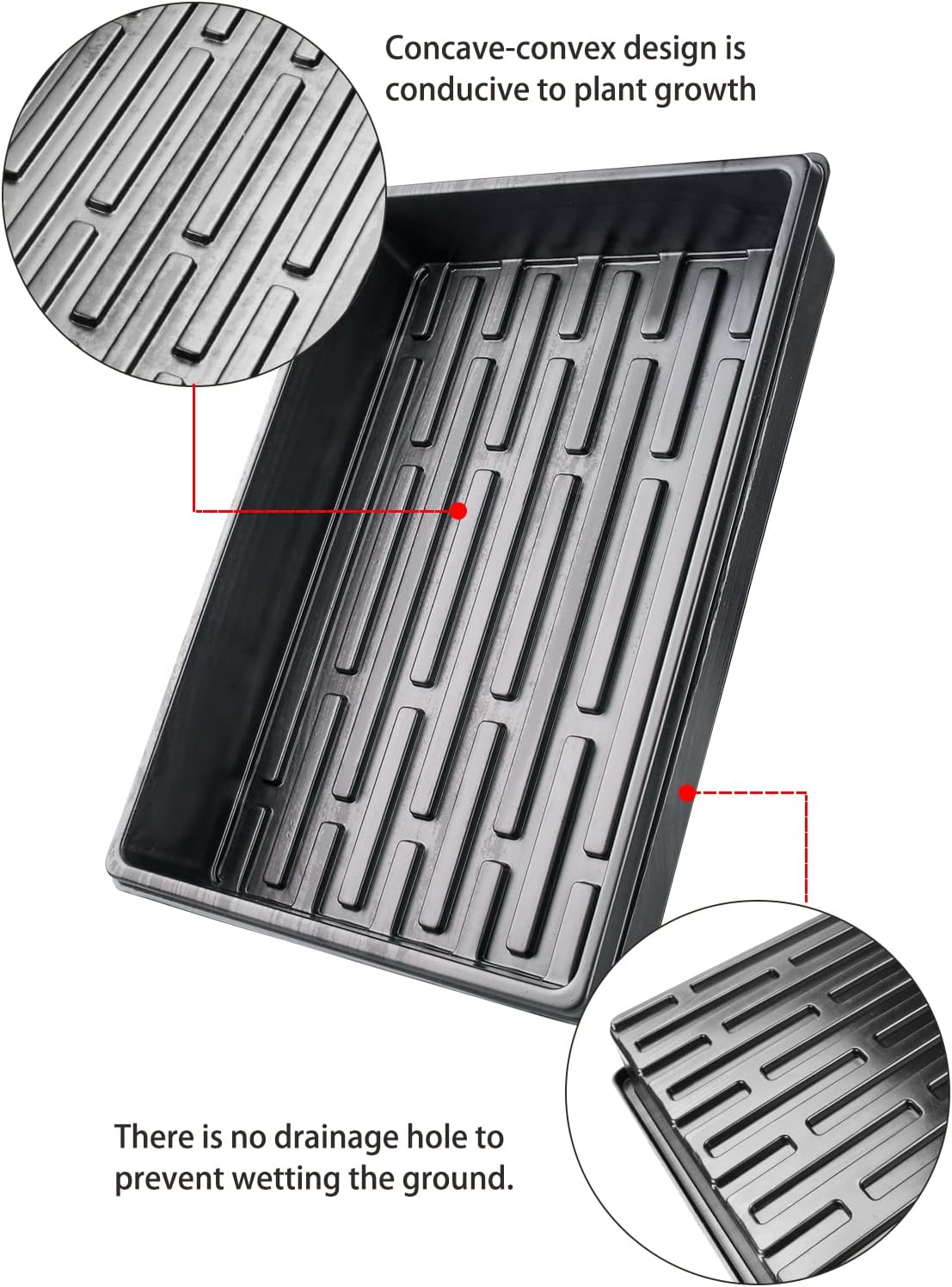 Thumbnail 5 de FUCNEN Plateaux de Semis 39x29x6,5 cm