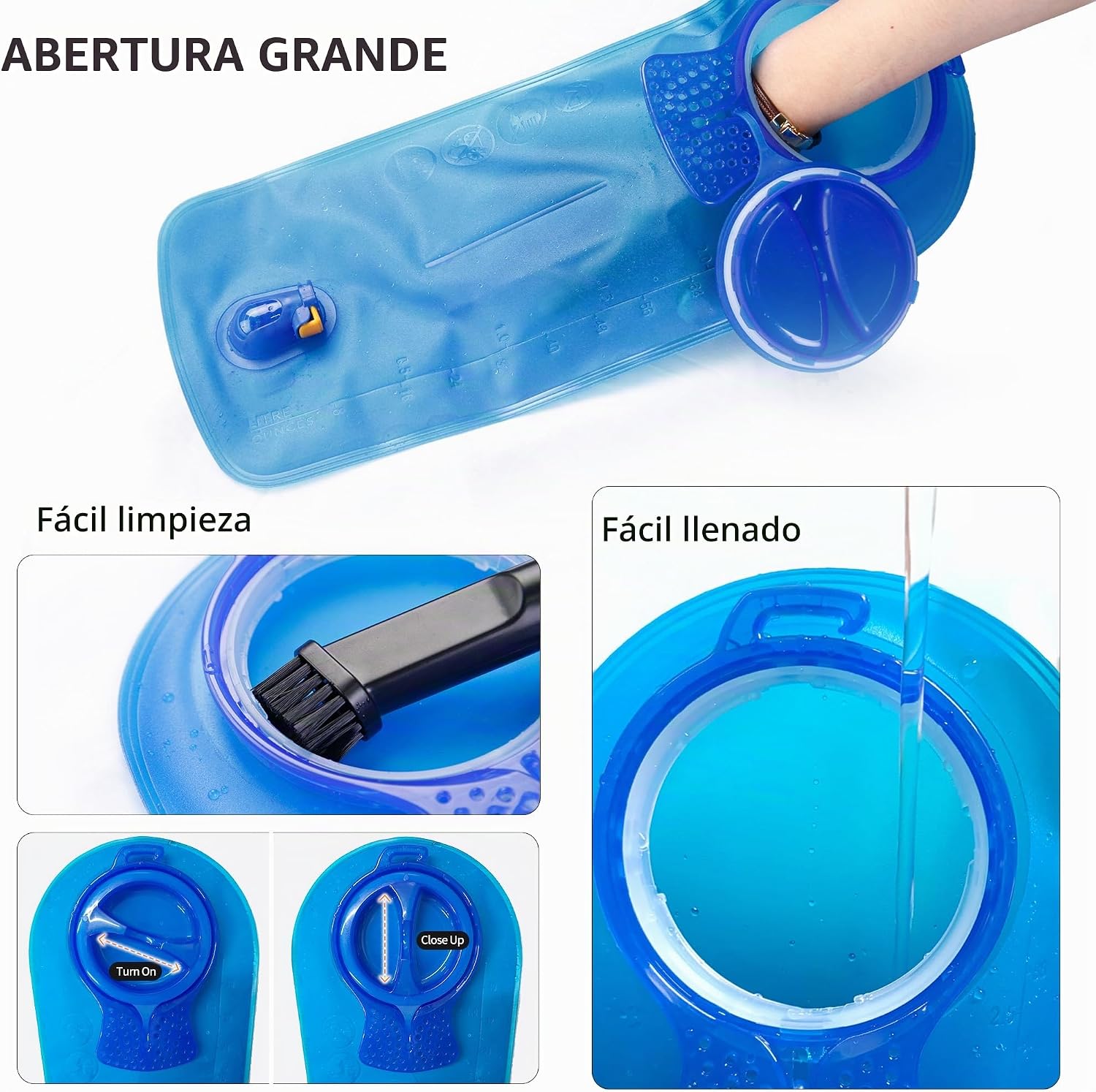Detalle 2 de Unigear Bolsa de Agua para Mochila de Hidratación con Tubo Desmontable