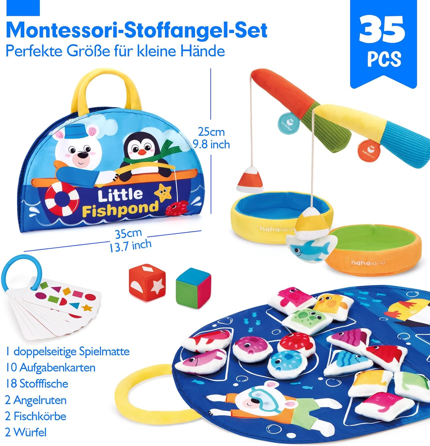 Detalle 2 de hahaland Angelspiel ab 1 Jahr Montessori