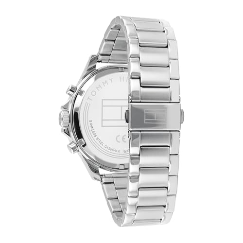 Thumbnail 2 de Tommy Hilfiger Analogue Multifunction Quartz Watch for Men with Silver Stainless Steel Bracelet – 1791718