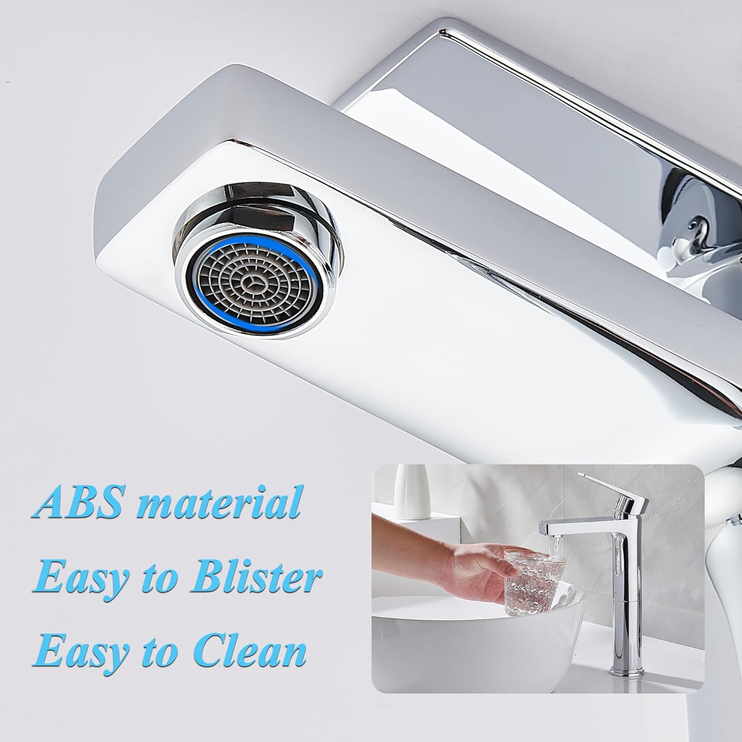 Thumbnail 2 de GRICOL Mitigeur Lavabo en Laiton Massif – Robinet Monocommande Chrome Argent