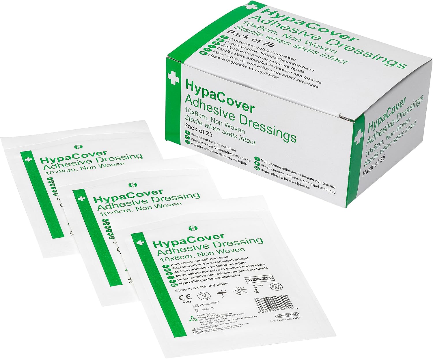 Thumbnail 5 de Safety First Aid Group HypaCover Medium 8.6×6 cm, 25 pack 🩹