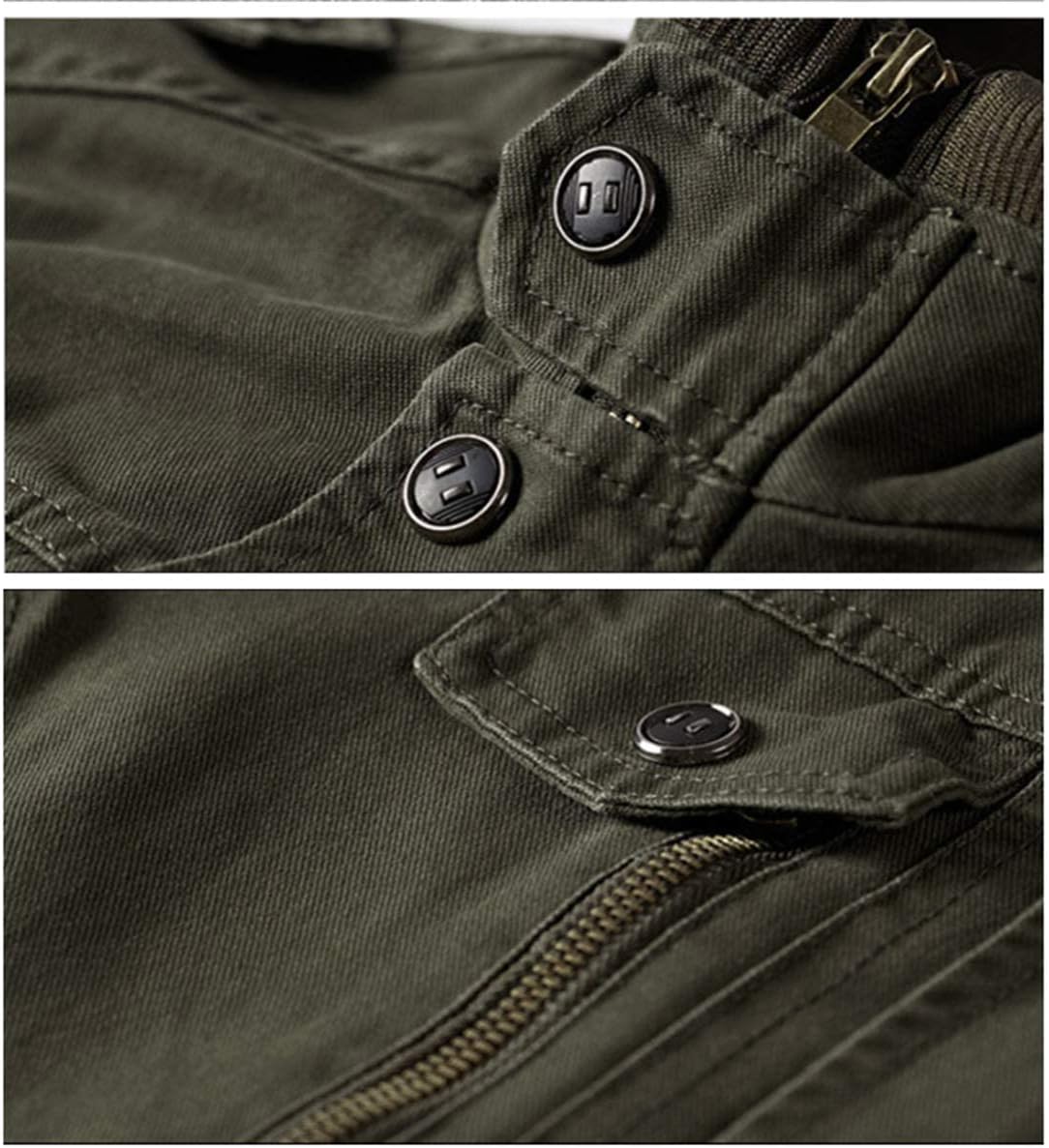 Thumbnail 2 de EKLENTSON Mens Fleece Lined Jacket 5-pocket