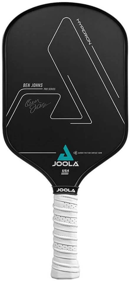 JOOLA Ben Johns Hyperion CFS Pickleball Paddle — Carbon Surface, High Spin, Elongated Handle