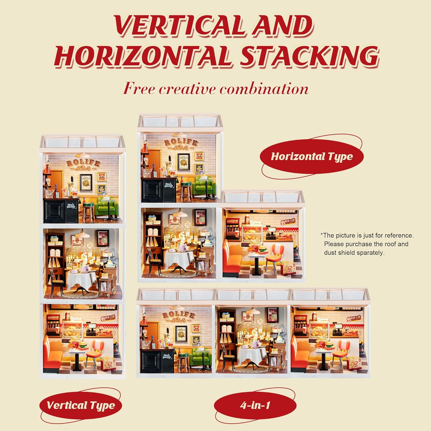 Thumbnail 4 de Rolife Kit Yum Yum Burgers 🏠