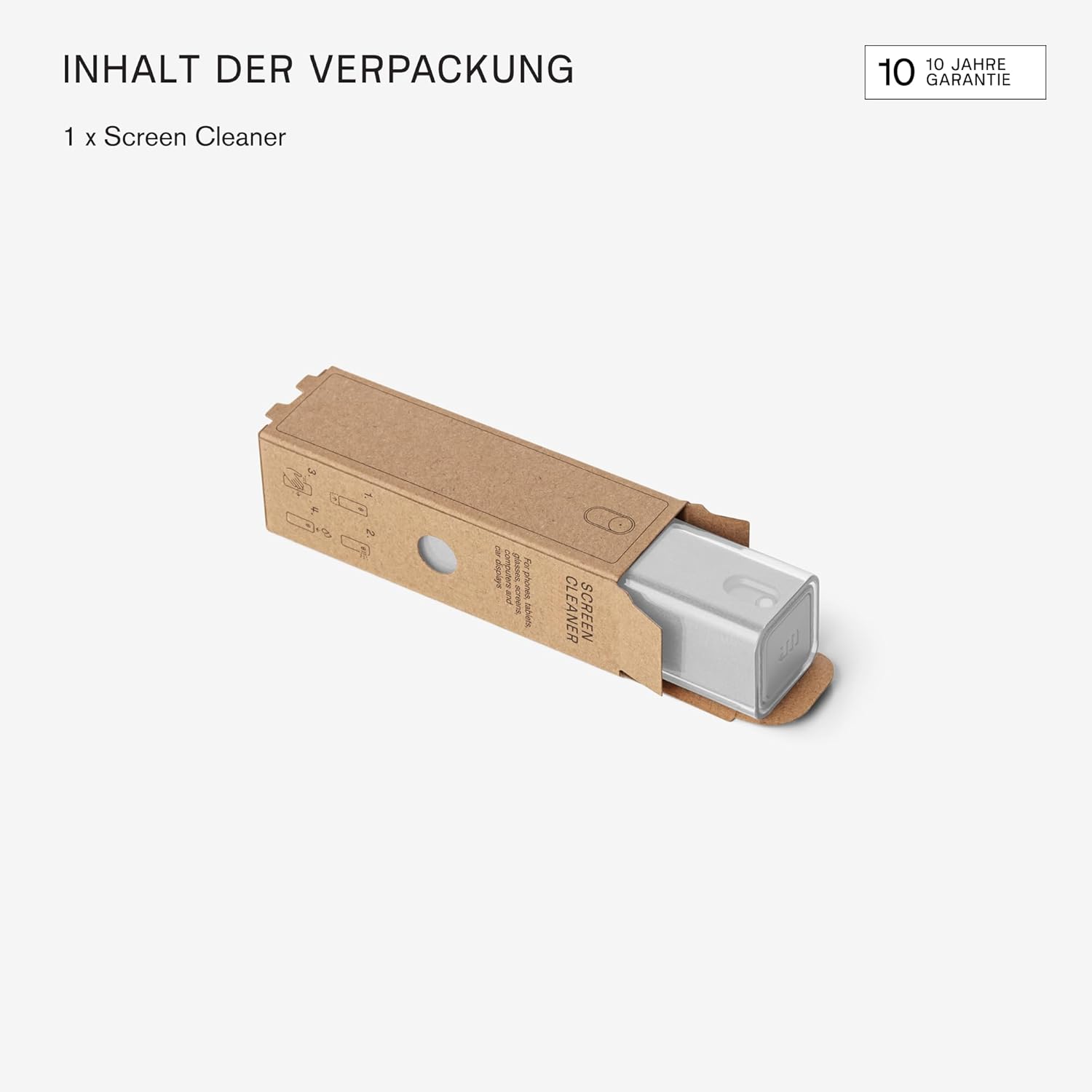 Thumbnail 6 de am Handy-Reinigungsset mit Bildschirmreiniger Spray – All-in-One Display-Reiniger für Smartphone, Tablet & Auto-Displays (Hellgrau, 1 Pack)