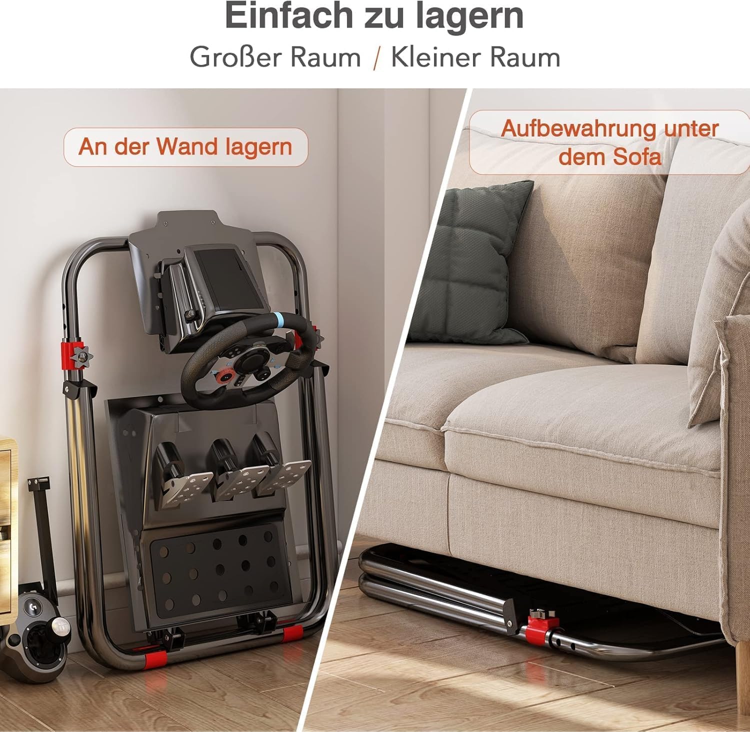 Thumbnail 4 de DIWANGUS Lenkradständer 40 cm verstellbar