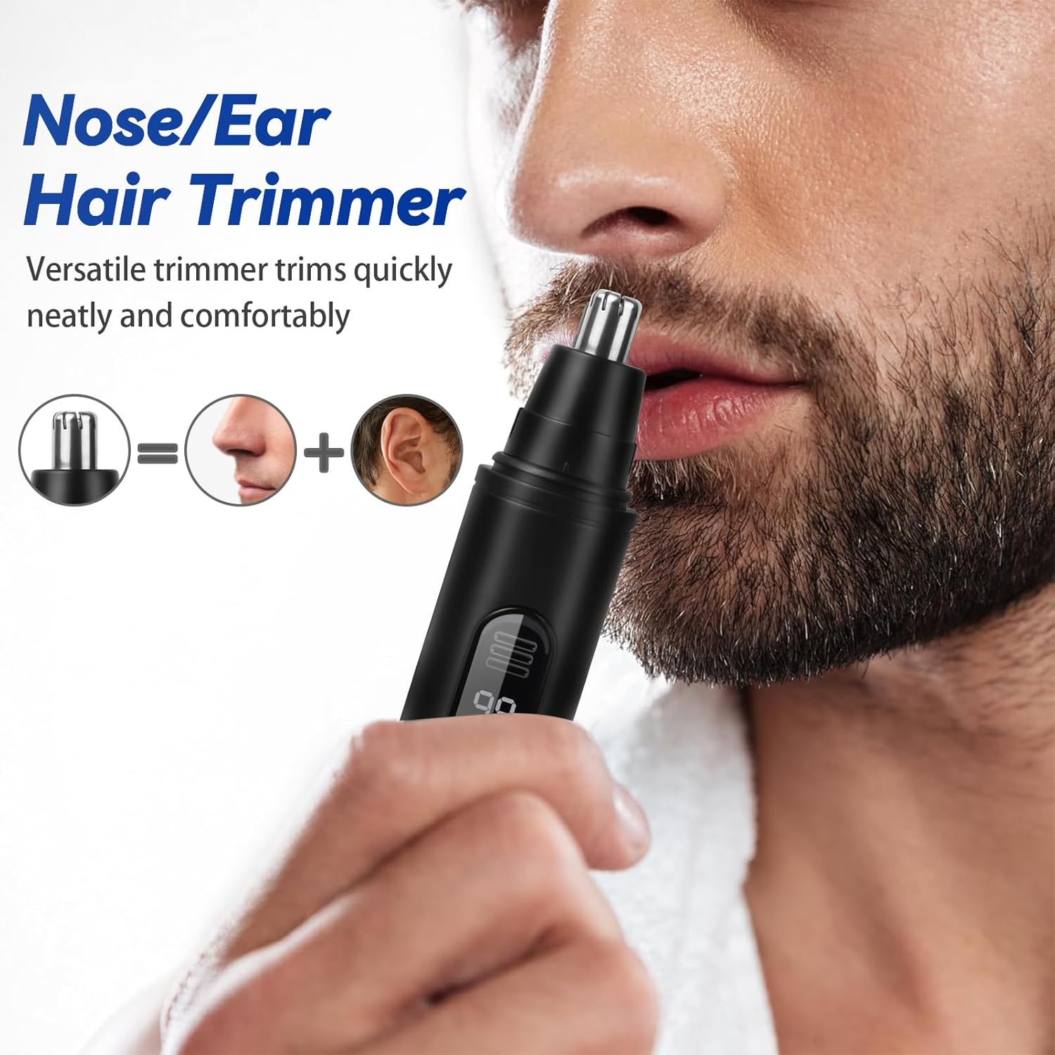 Thumbnail 6 de TONDEUSE AOGOE pour nez, oreilles et sourcils — précision, portable et rechargeable