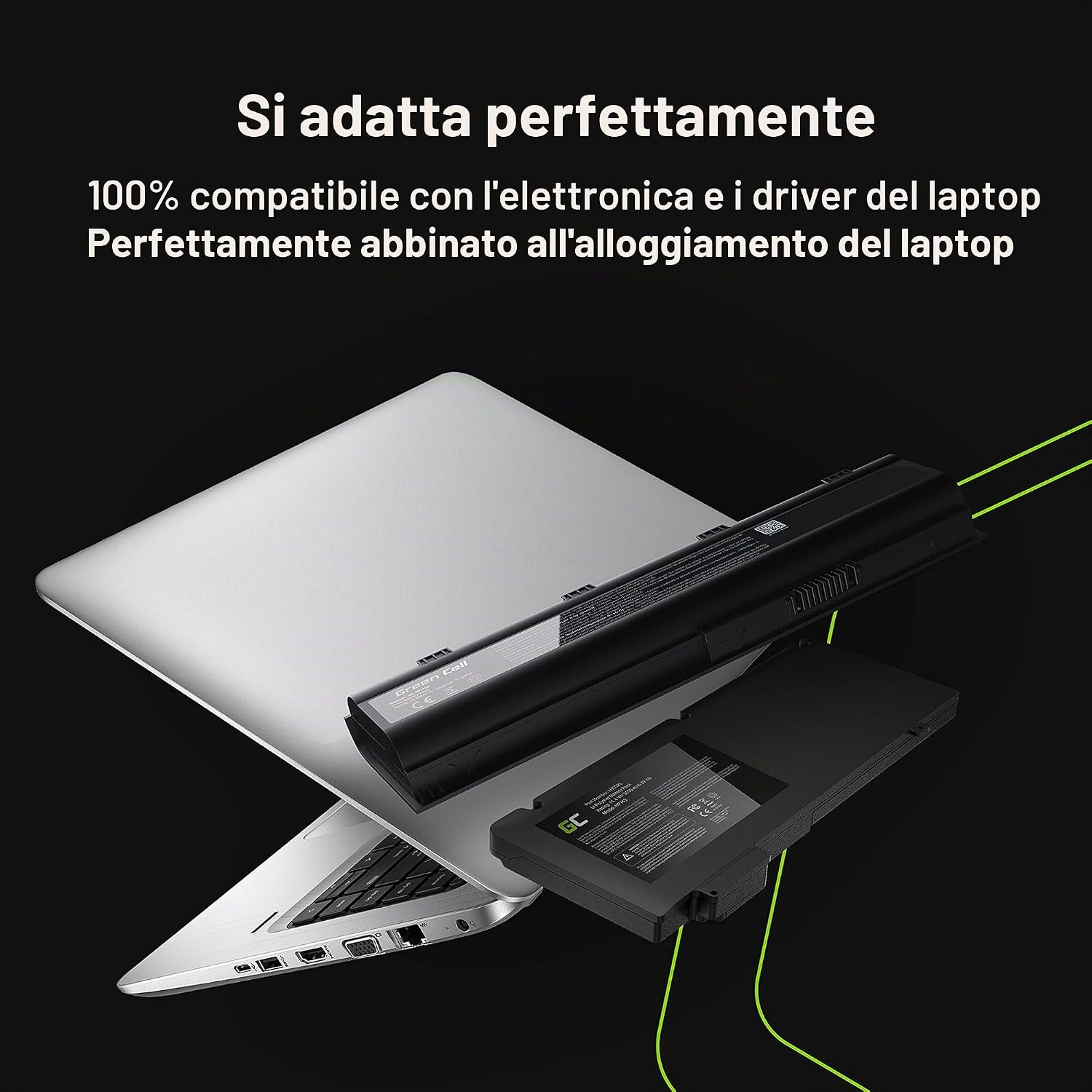 Detalle 2 de Green Cell batteria per HP 14.6V