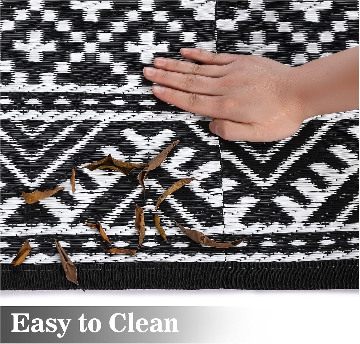 Thumbnail 6 de CAROMIO Outdoor Patio Rug Waterproof 270 x 360 cm