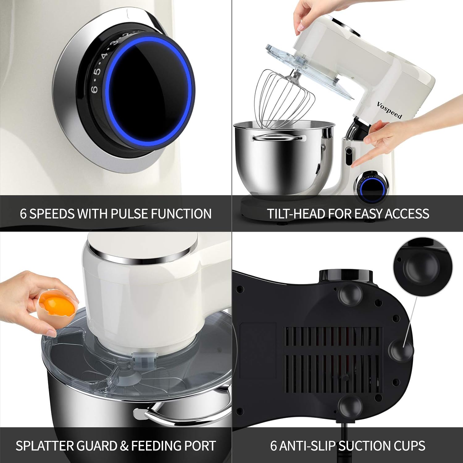 Thumbnail 4 de Vospeed 8L Stand Mixer