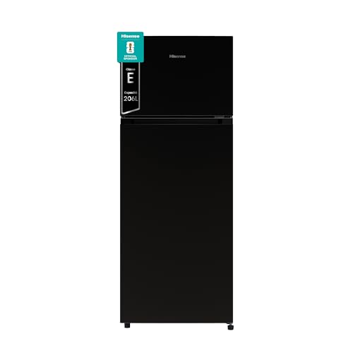Detalle de Hisense RT267D4ABE frigorifero doppia porta da 206 L nero con porte reversibili