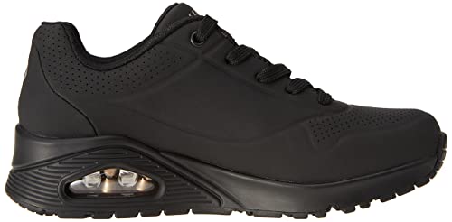 Thumbnail 5 de Skechers Damen Uno Stand On Air Weit Trainers – Schwarz, Durabuck Mesh, EU 38,5