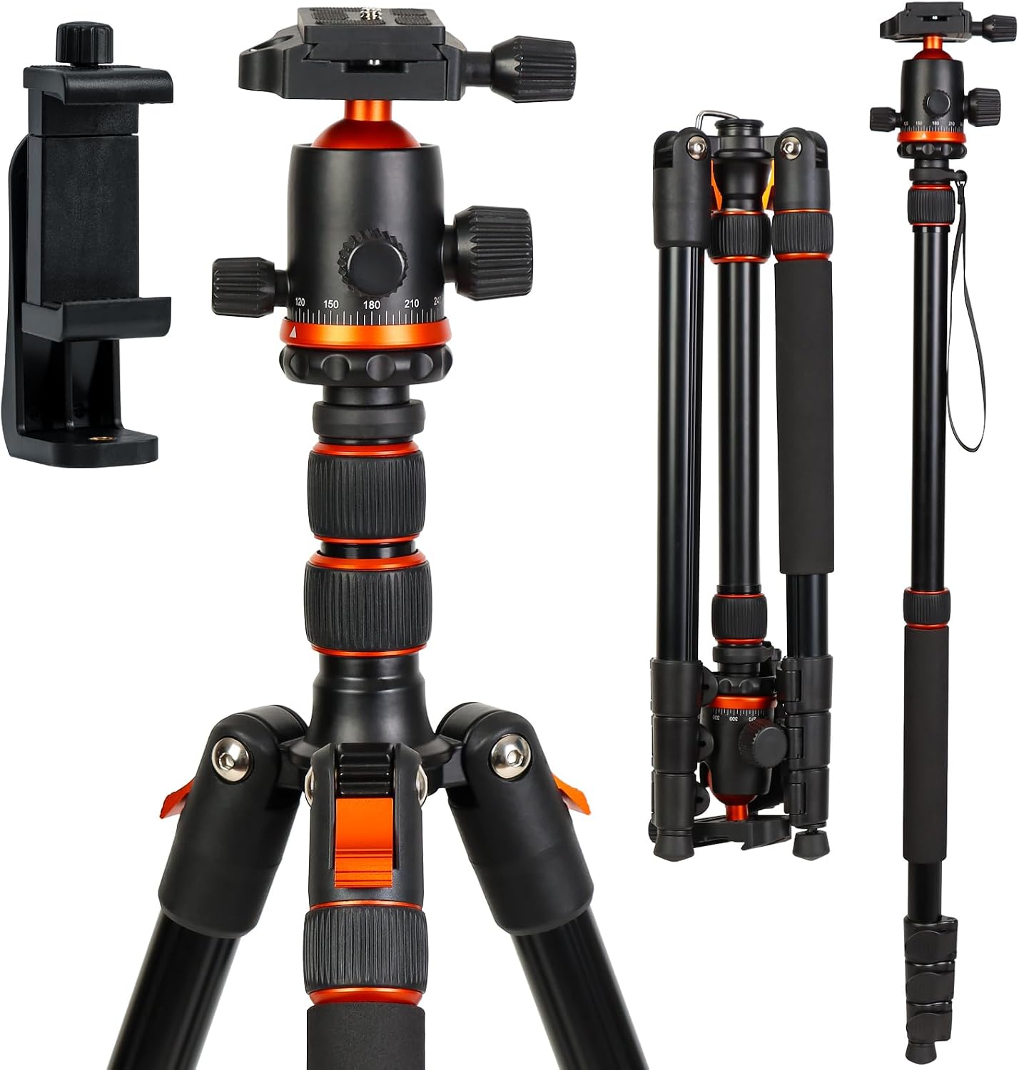 Detalle de LINKCOOL tripod monopod combo 70 inch
