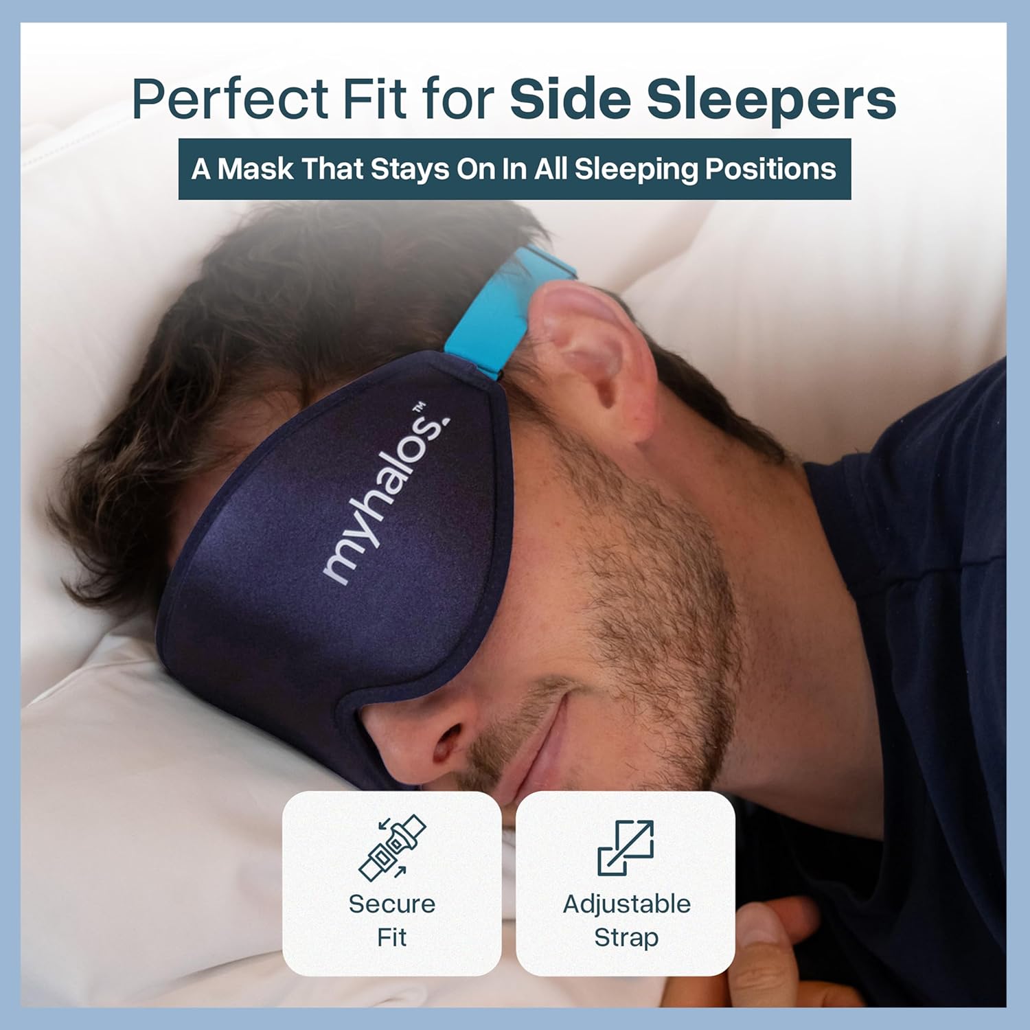 Detalle 2 de MyHalos sleep mask, 3D design