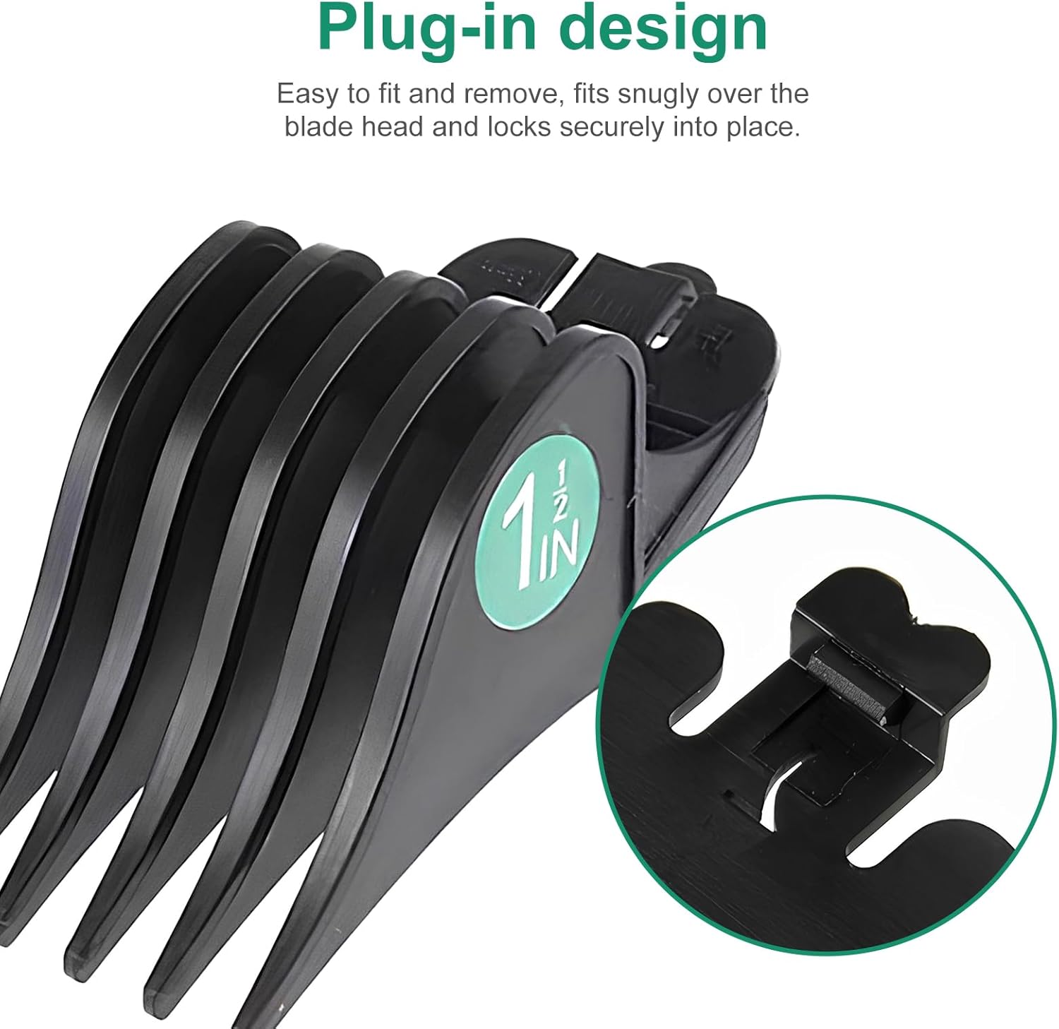 Detalle 2 de 3Pcs Clipper Guards 51/38/32mm metal clips