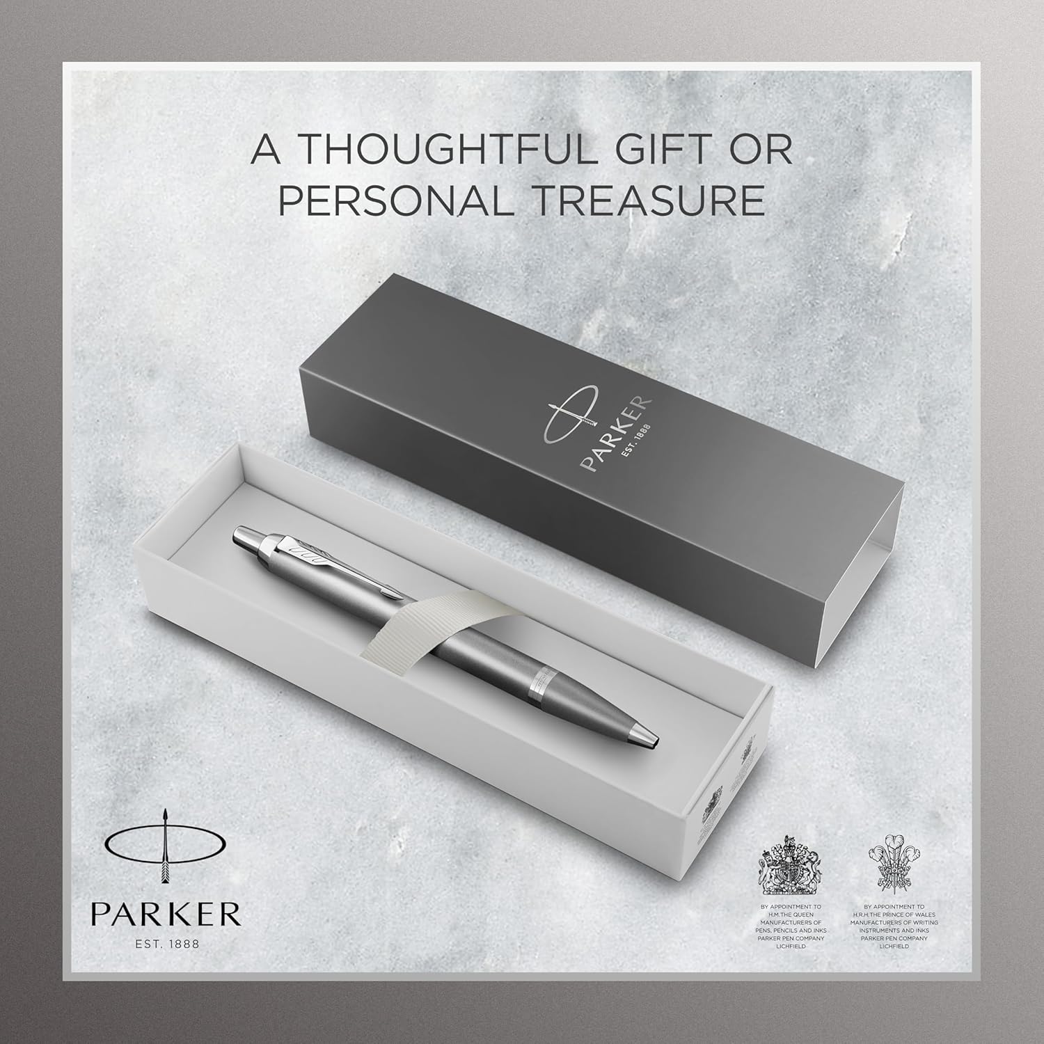 Thumbnail 6 de Parker IM Writing Rituals Bolígrafo gris, estuche regalo ✒