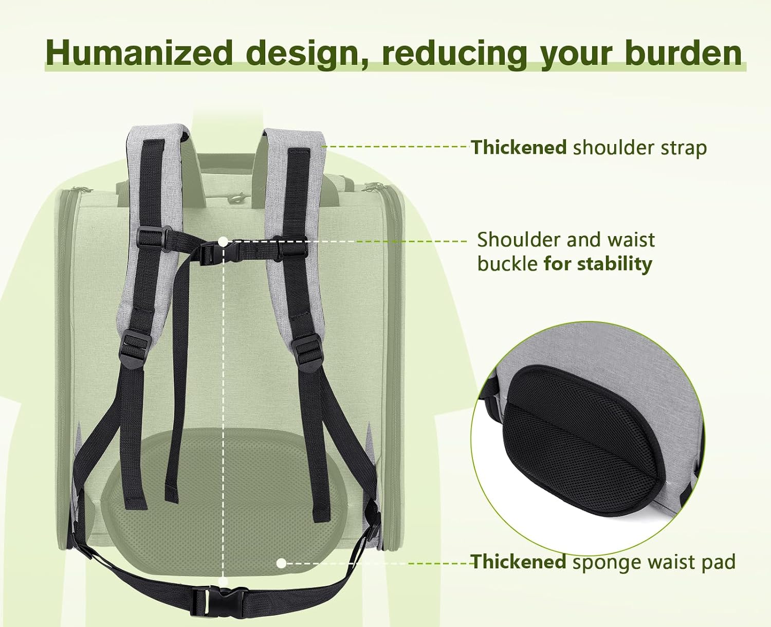Thumbnail 5 de pecute Mochila transportadora ventilada para gatos 1 unidad