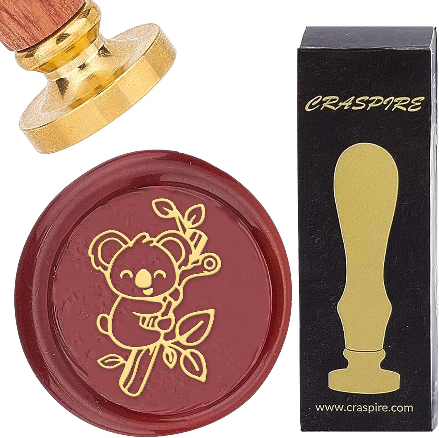 Thumbnail 6 de CRASPIRE 帆船柄シーリングスタンプ 25mm 真鍮ヘッド・木製ハンドル付き