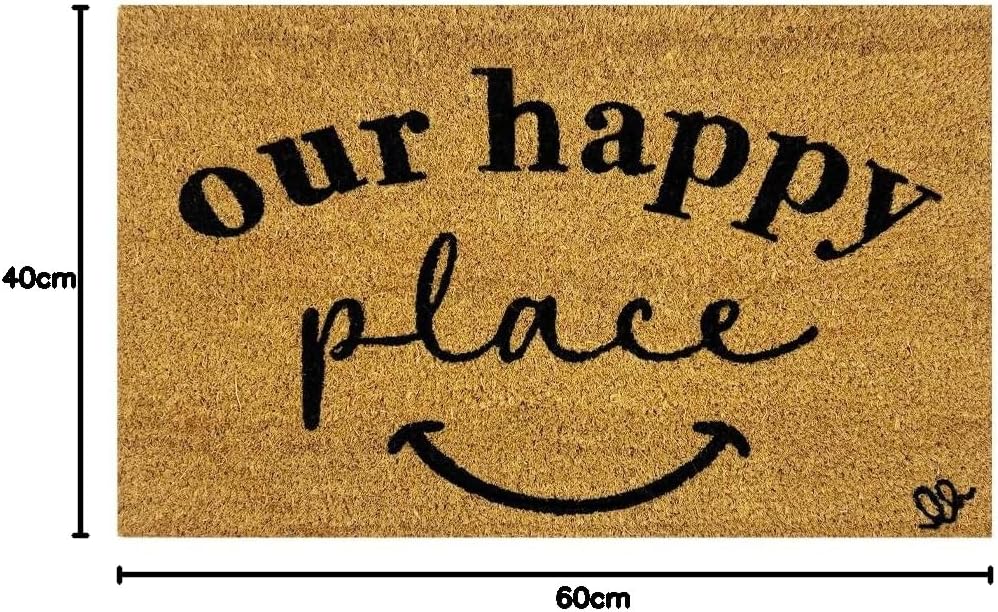 Detalle de OLIVO.shop COCCO FUNNY - Zerbino 40x60 cm con scritte e design cocco, antiscivolo