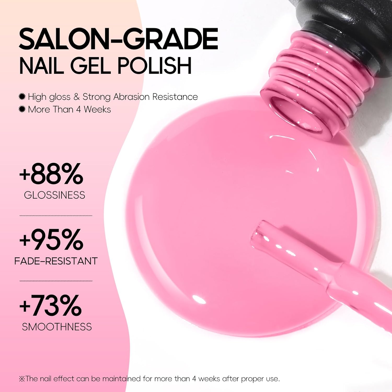 Thumbnail 5 de PEACECOLOR 40Pcs Gel Nail Polish Set: 35 Neon Colors plus Top/Coats for DIY Home Salon
