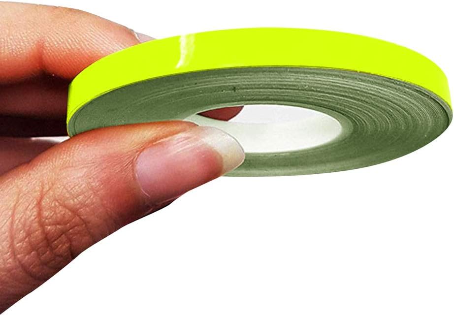 Detalle de 4R Quattroerre.it 10474 Strisce adesive per auto, giallo fluo, 5 mm x 10 mt