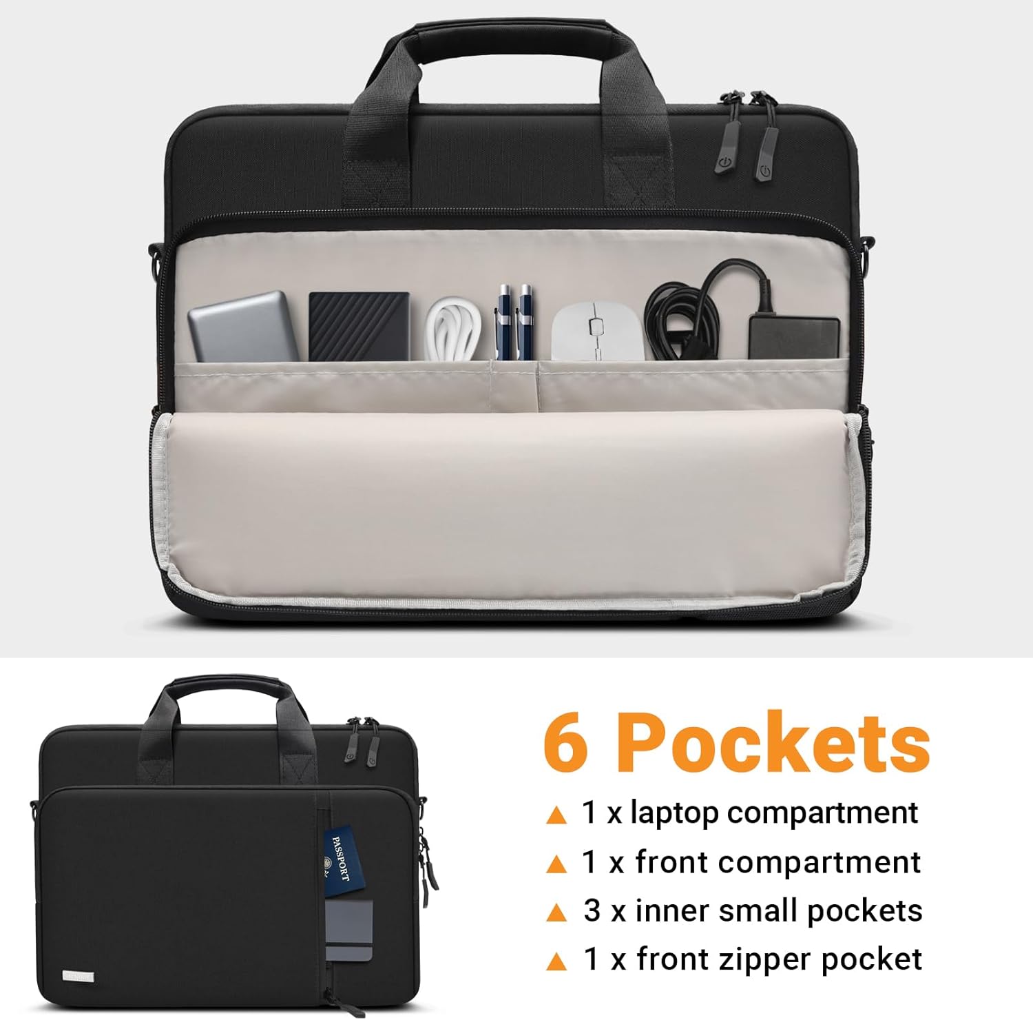 Thumbnail 5 de TECOOL Laptoptasche 16 Zoll 360° Schutz