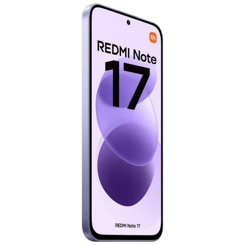 Detalle de Xiaomi Redmi Note 17 4G 4GB/128GB, 6.99" Púrpura — autonomía y IA en un pantalla amplia