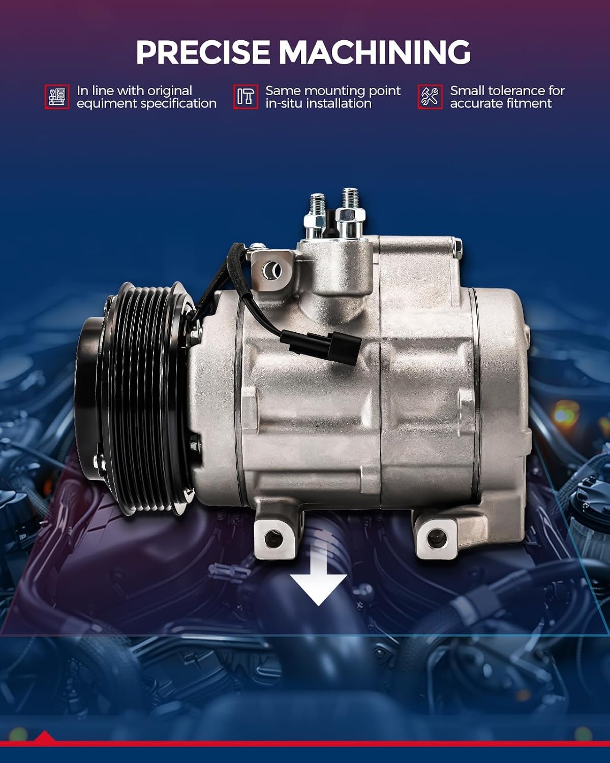Detalle de KAX AC Compressor with Clutch, CO11598C