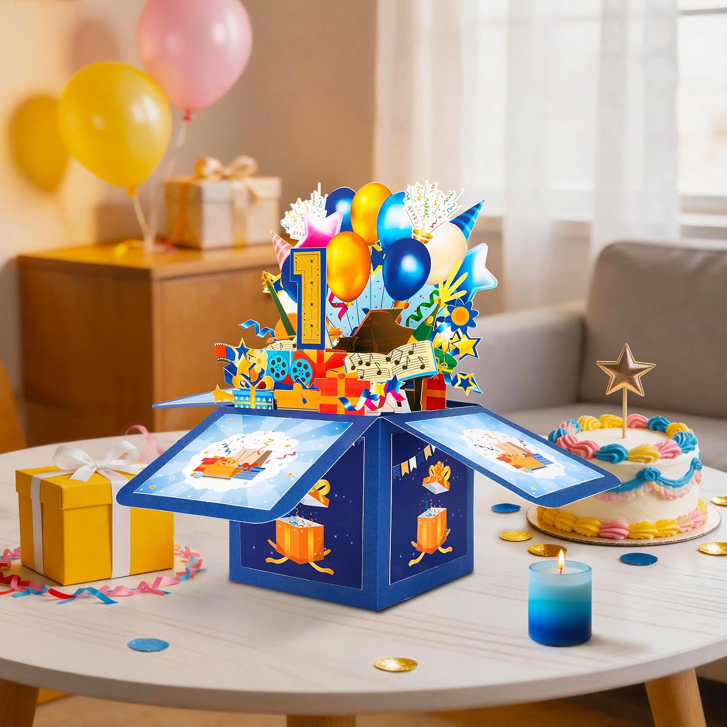Detalle 2 de GREETING ART Pop-Up Birthday Card, 3D