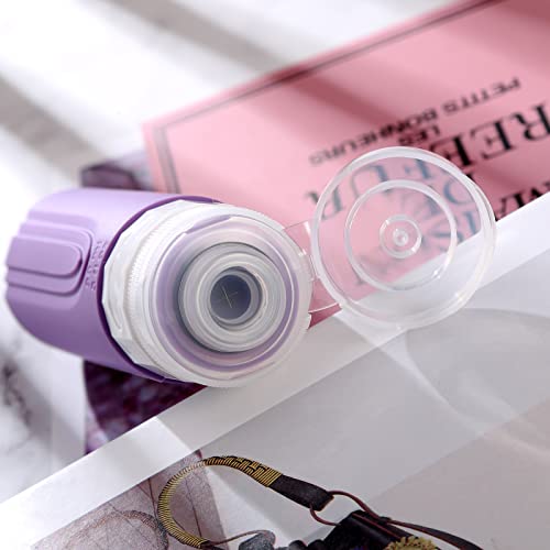 Detalle de Mrsdry Travel Bottle Set: 90ml Silicone, Leak-Proof, BPA-Free, TSA-Approved (4 Pack)