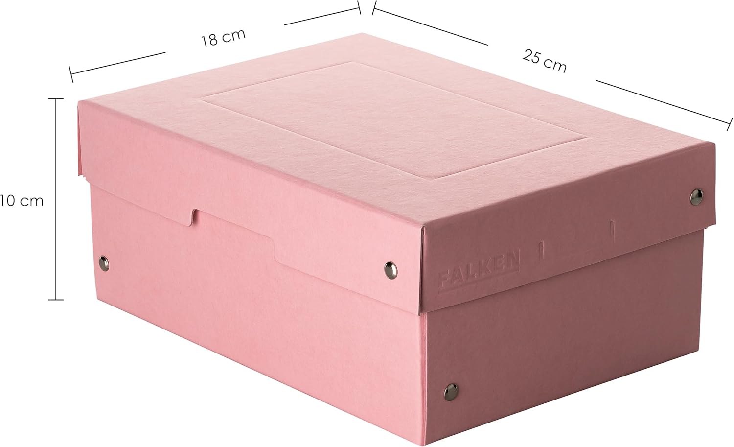 Detalle de FALKEN Scatola originale PureBox Pastel DIN A5, rosa, 100 mm - confezione ecologica tascabile