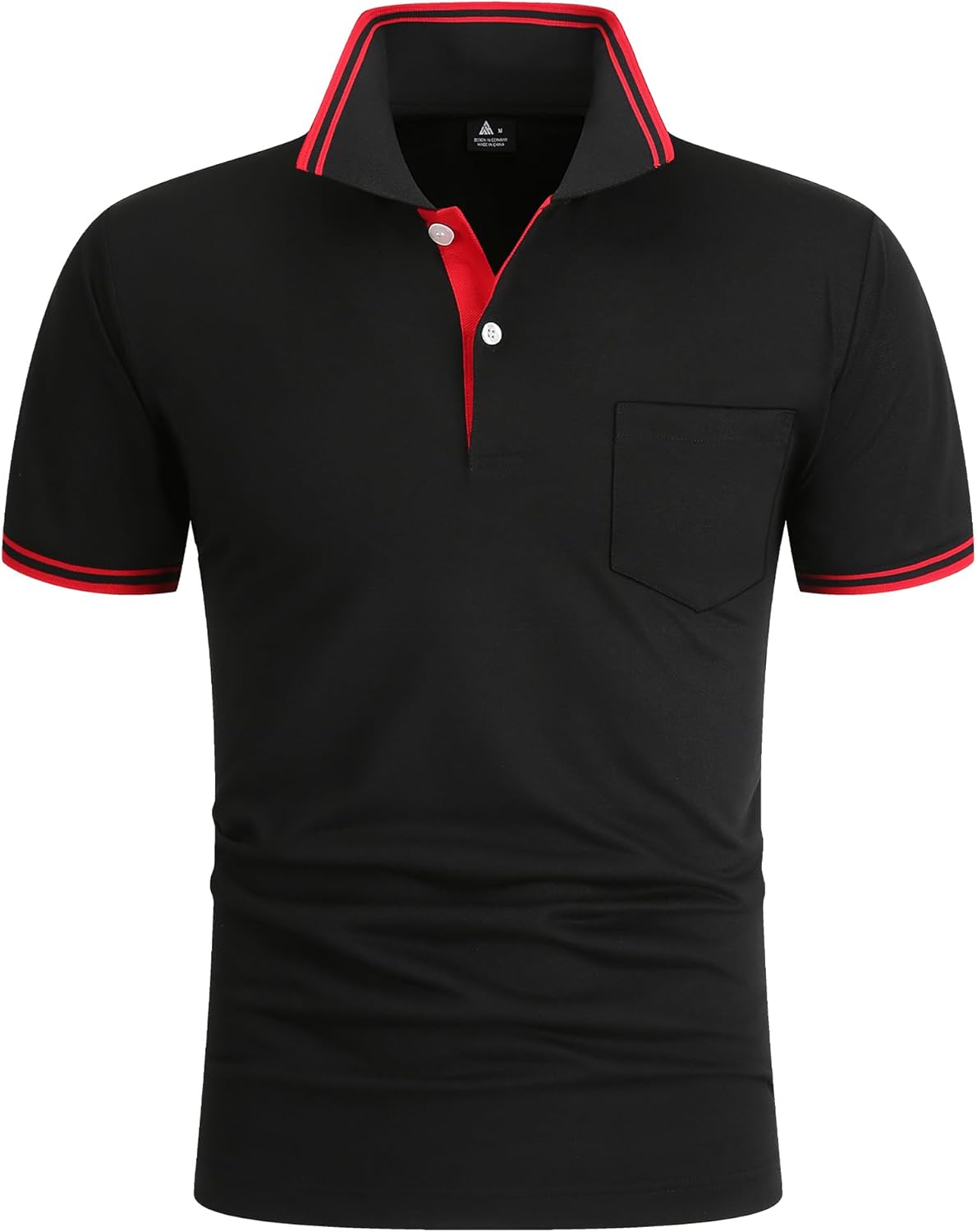 Thumbnail 2 de zitysport Poloshirt Herren Kurzarm Golf Polo Slim Fit mit Brusttasche