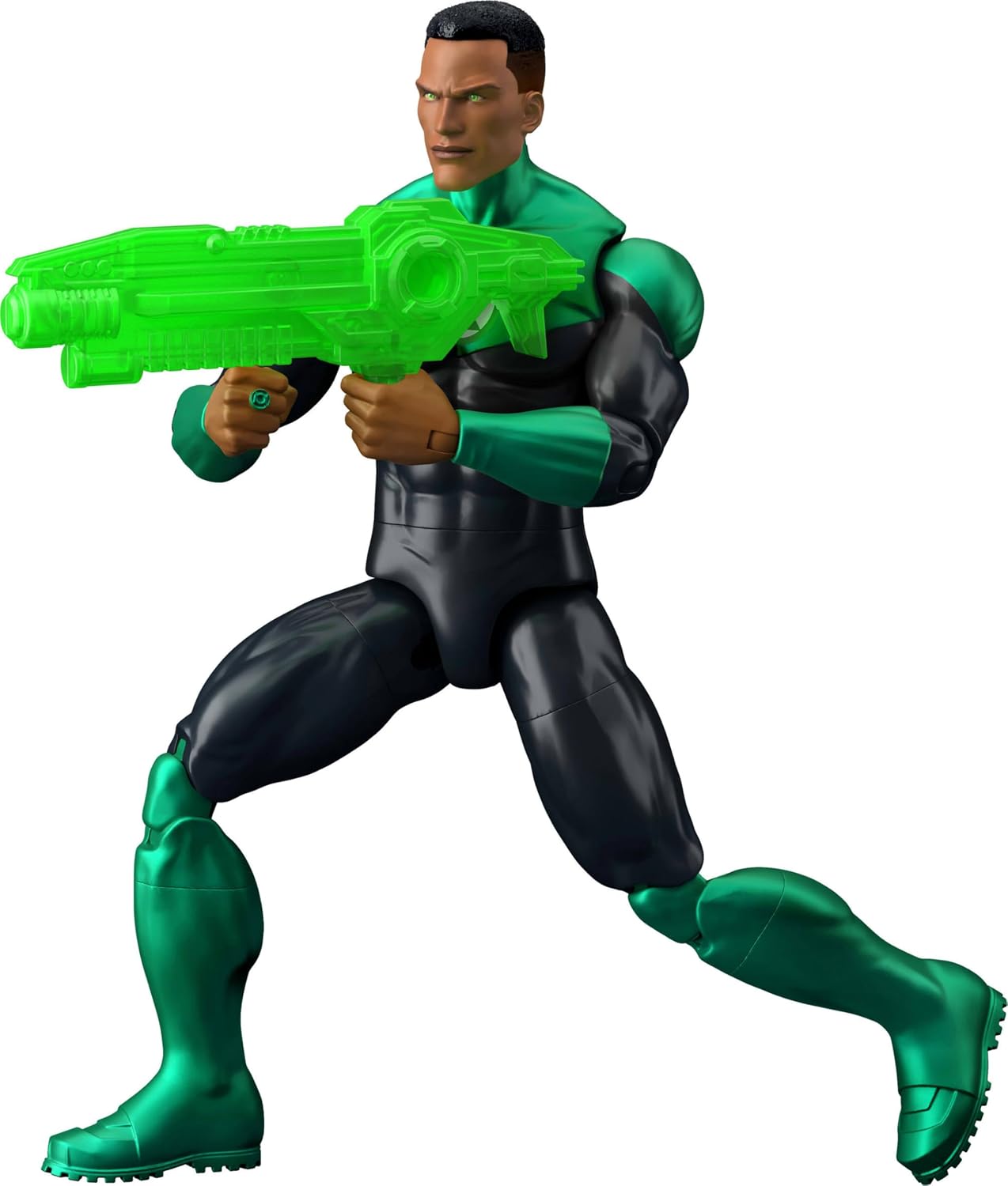 Detalle de Mattel JNF58 グリーンランタン ジョン・スチュワート アクションフィギュア 22箇所可動