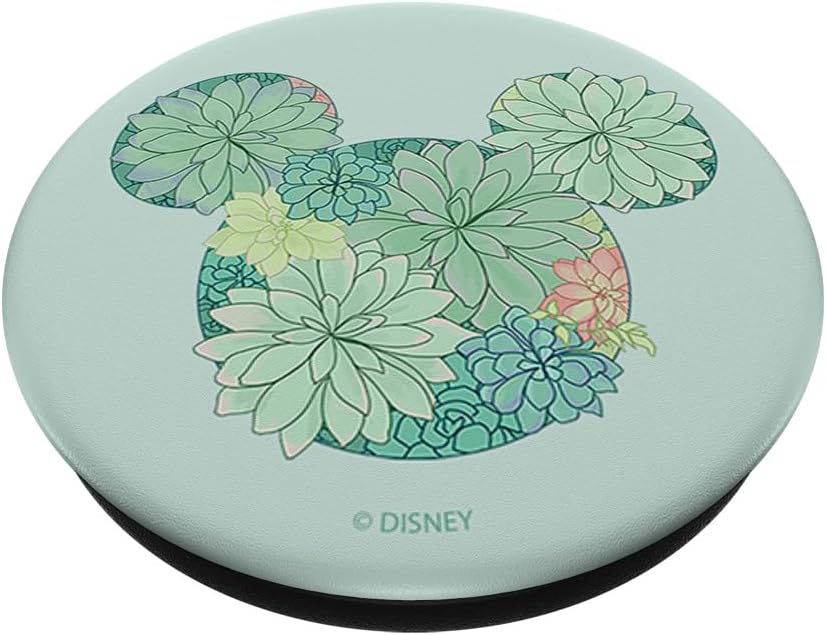 Thumbnail 1 de PopGrip adhésif Mickey & Friends – silhouette de souris à motif succulentes
