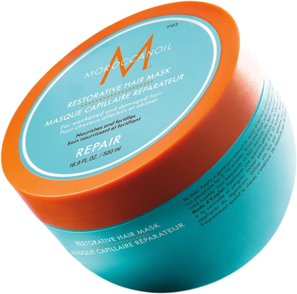 Detalle de Moroccanoil Maschera Ristrutturante: maschera riparatrice con olio di argan e cheratina