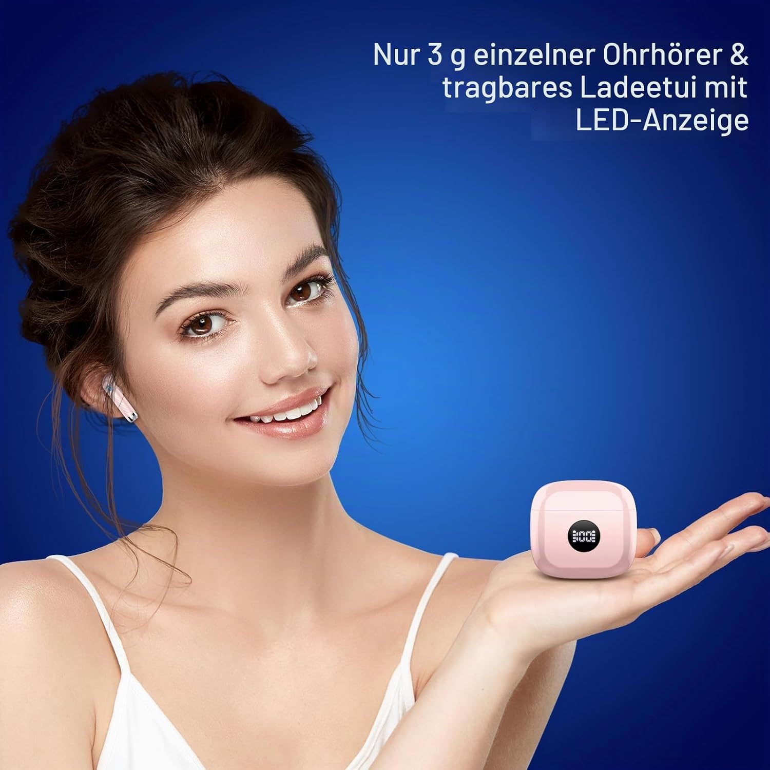 Detalle de Bluetooth Kopfhörer mit tiefem Bass – 4 ENC Noise Cancelling, 40 Std. Laufzeit, IP7, Bluetooth 5.4