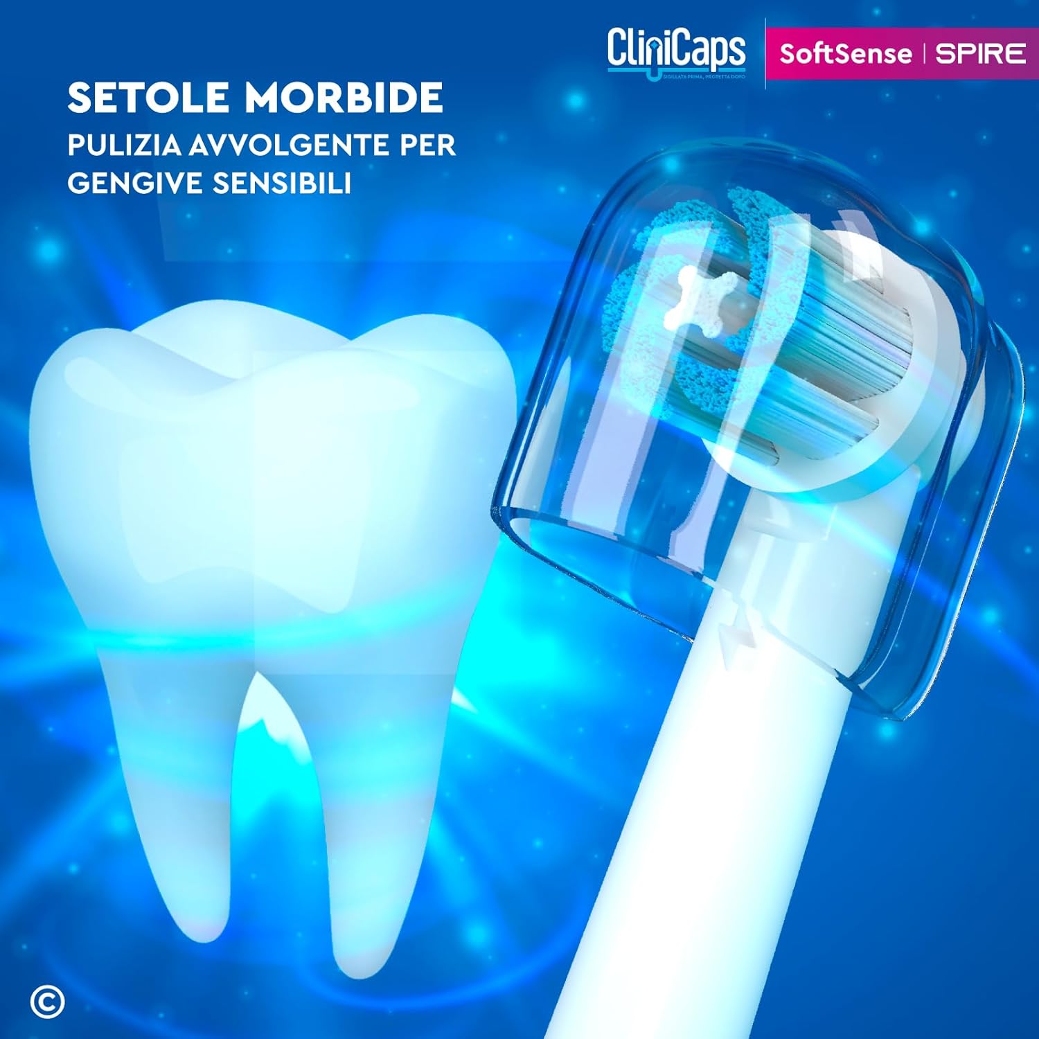 Thumbnail 3 de CliniCaps SoftSense Spire 16 testine morbide