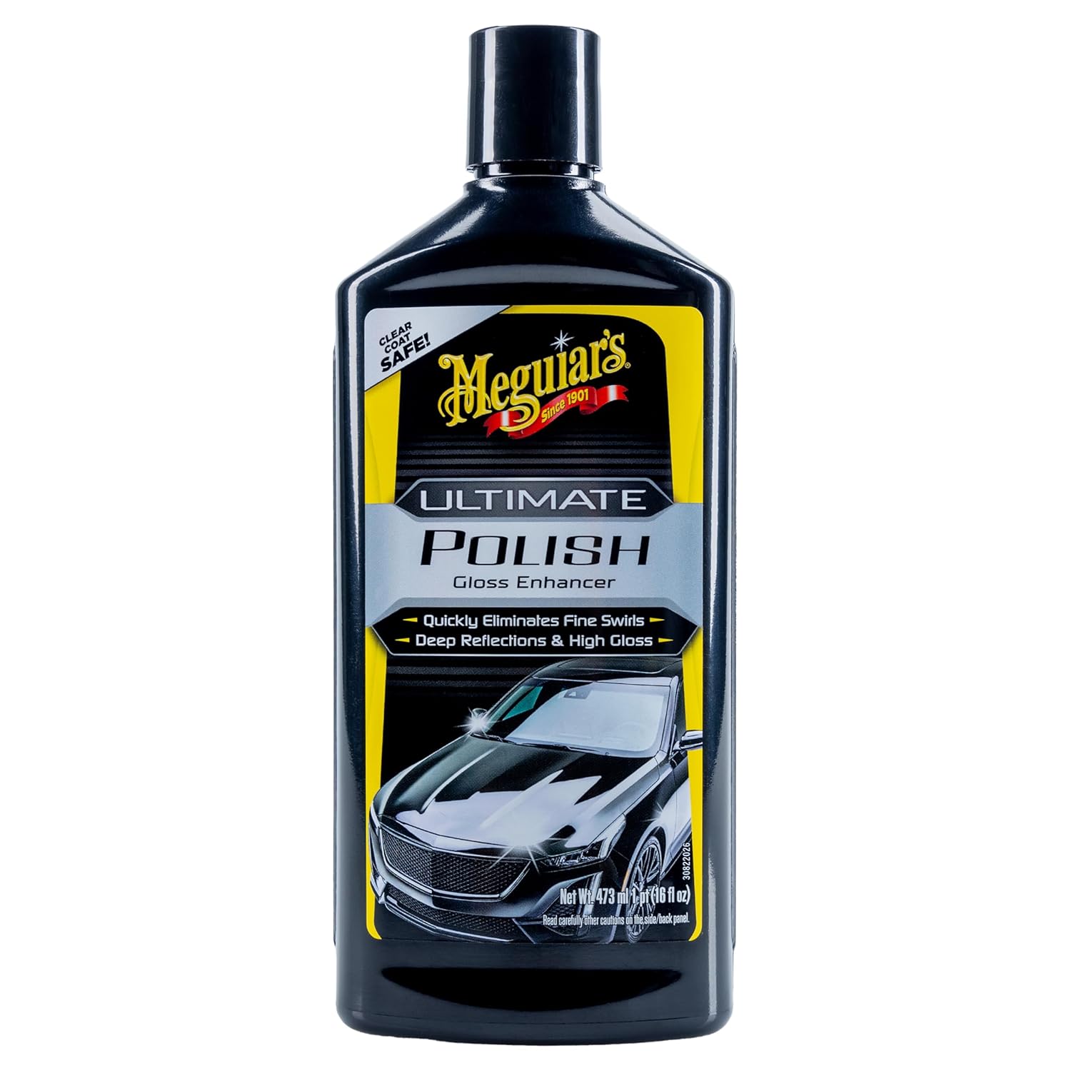 Detalle de Meguiar's Ultimate Polish Hochglanzpolitur – feines Polierkorn, tiefenfarbiger Glanz, Kratzer-Reinigung (473 ml) G19216EU
