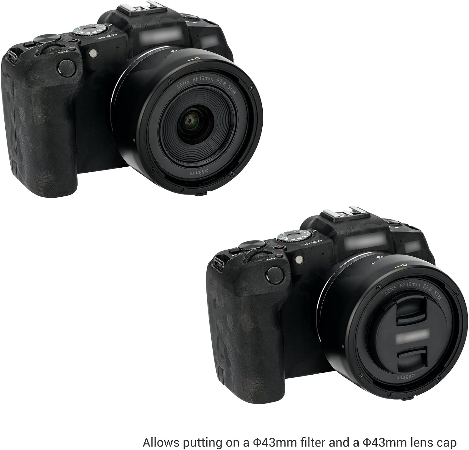 Detalle 2 de JJC EW-65C petal-style lens hood for Canon RF 16mm f/2.8 STM
