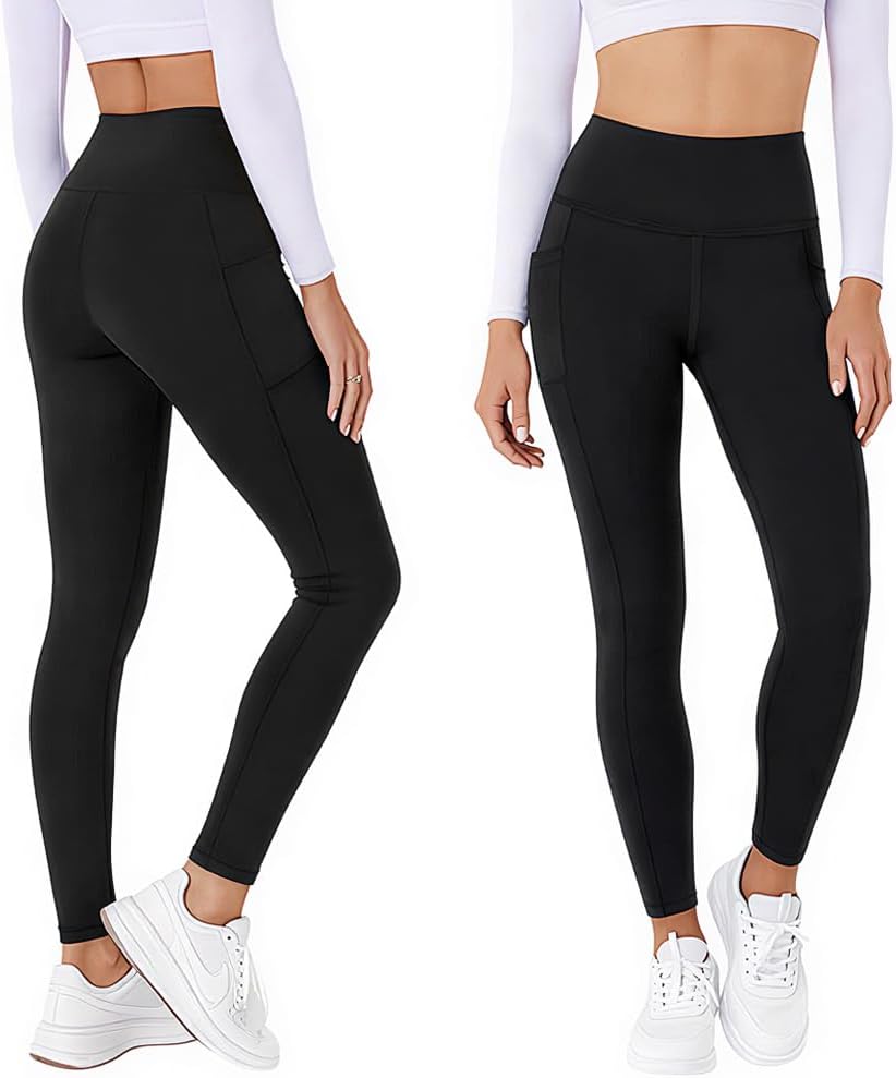 Thumbnail 3 de BSBUY yogabroek met hoge taille, bootcut, zakken en lichte compressie