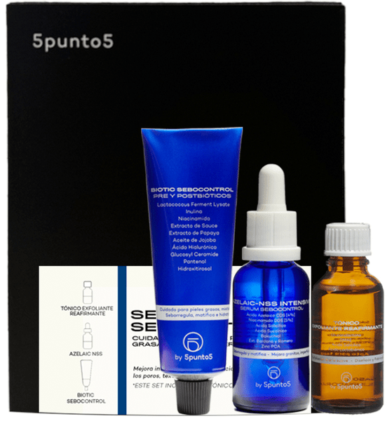 5punto5 Azelaic-NSS Intensive + Biotic Sebocontrol + Mini Tónico 🍃