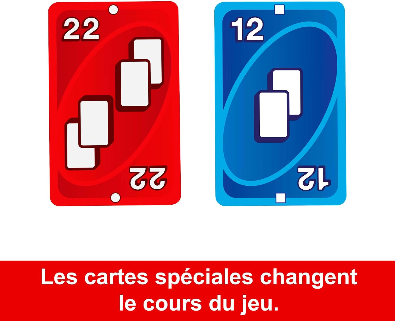 Detalle 2 de Mattel Games UNO Zero jeu de cartes 2‑8 joueurs