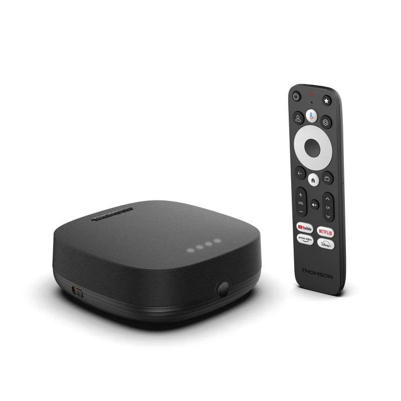 Detalle de Thomson BOX PLUS 270G Smart TV 4K Gris 📺 Wi-Fi, Ethernet