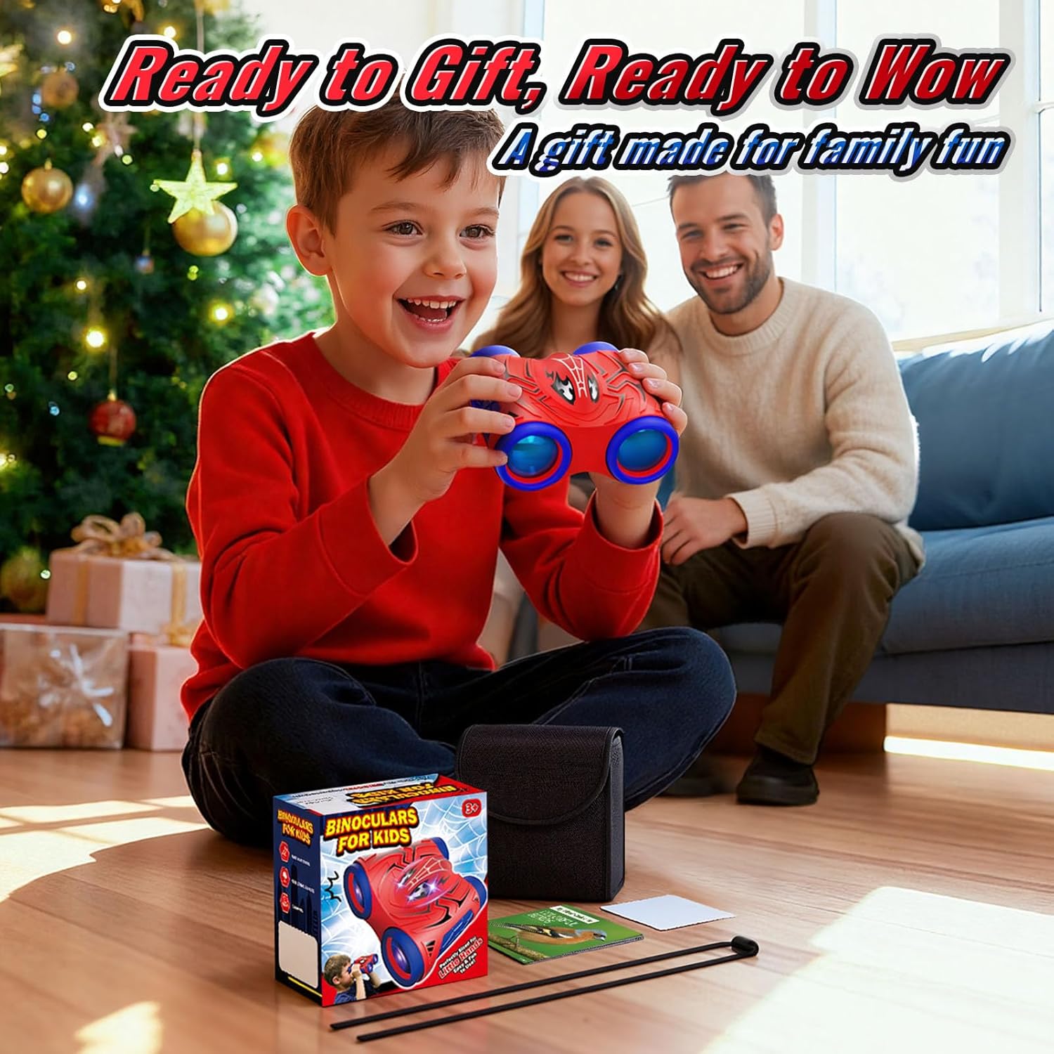 Thumbnail 6 de Kids Binoculars (Age 3–9) with Bird Watching Manual & Compass – Outdoor Garden & Park Explorer Toy